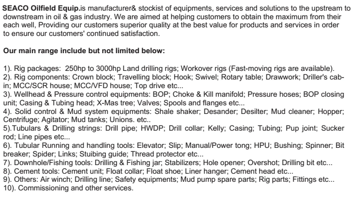 Solid Control Mud Shale Shaker Screen